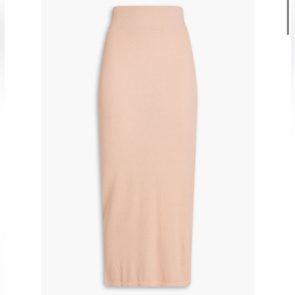 Enza Costa Silk Blend Ribbed Pencil Skirt size Small - Picture 5 of 8